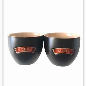 NWT Set of 2 BAILEYS IRISH CREAM 1 Yours/1 Mine Cups